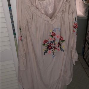 Off the shoulder dress